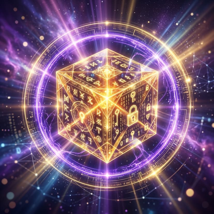 Cryptographic envelope encryption crystal